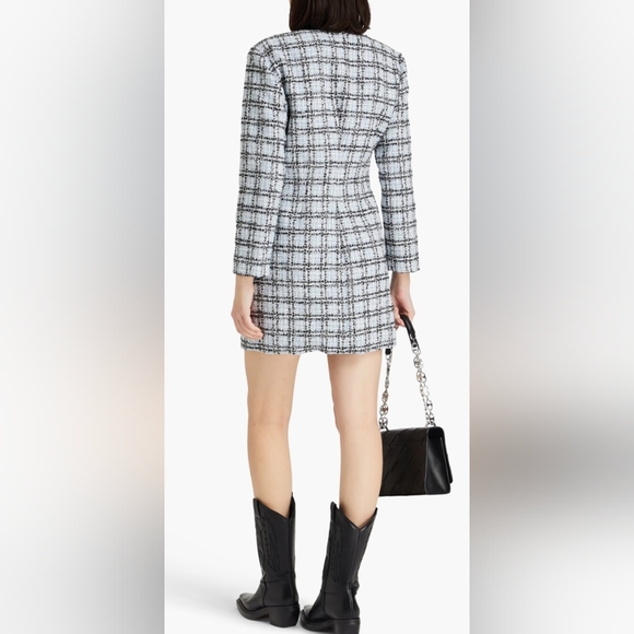 Maje Tweed Button blazer Dress Size T34 US 2/4  New NWT - Picture 4 of 9